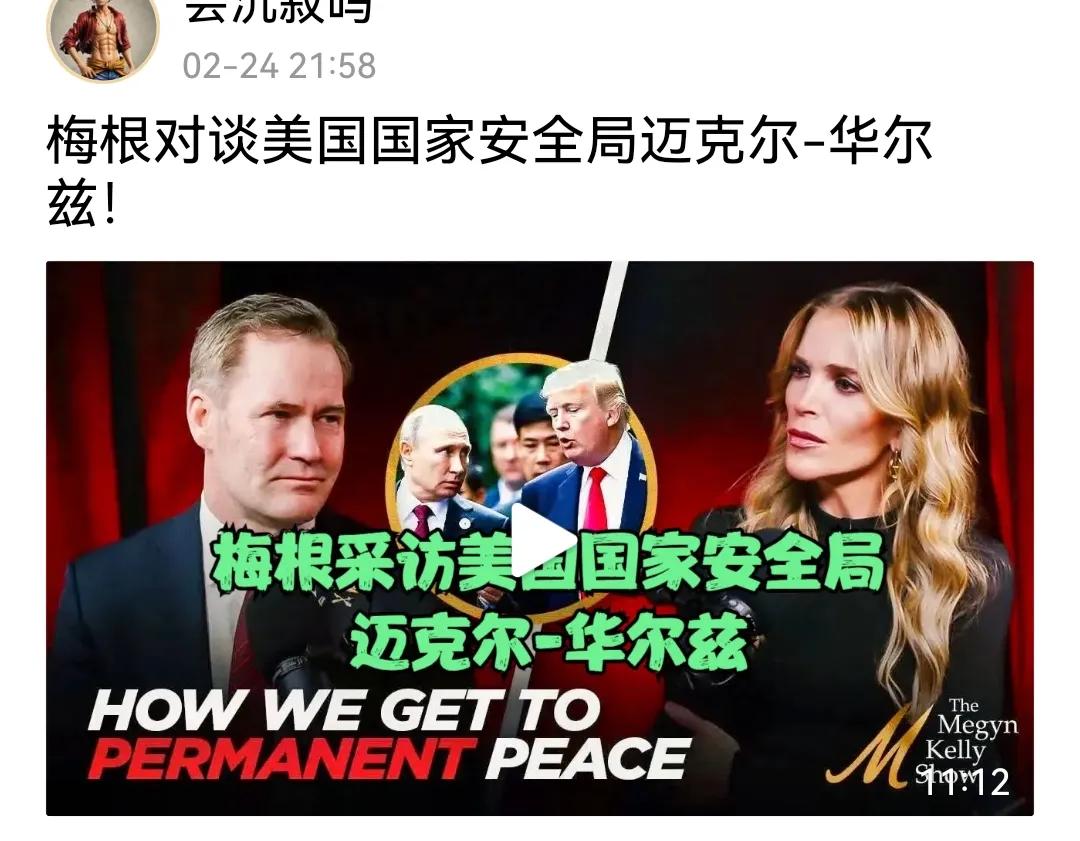 这个新任美国国家安全助理，迈克尔.华尔兹，百分百的储安普的拥趸，也可以称之为储安