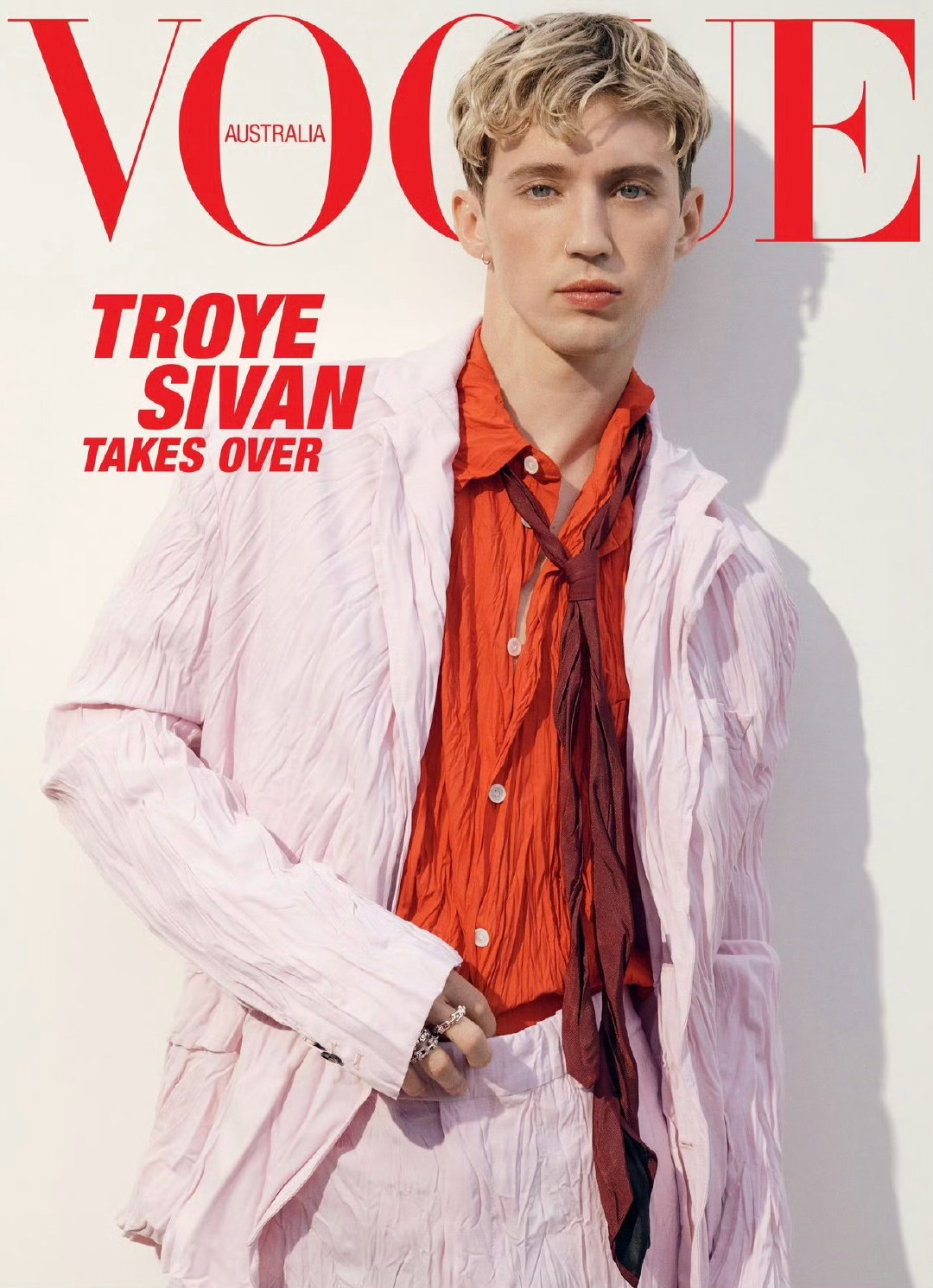 Troye Sivan x Vogue Australia 2025年2月刊，一