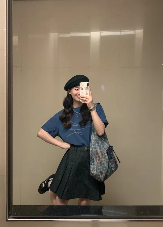 🩵舒服配色！今年夏天的第一条满意半裙