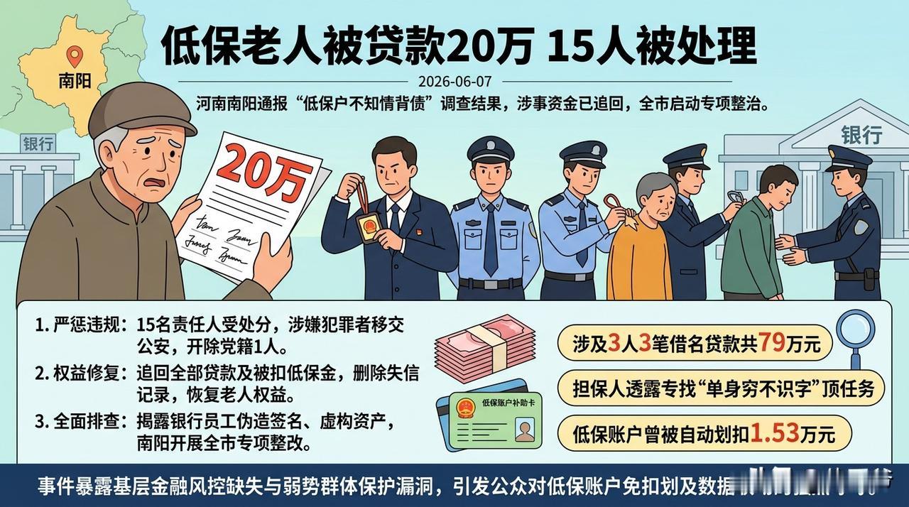 原来，是贷户借名骗贷，银行工作人员违规操作。工作人员让找“单身穷的”办贷款，就选