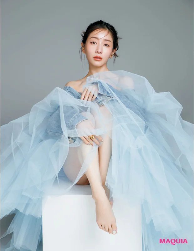 日娱新闻田中美奈实 田中美奈实 杂志《MAQUIA》2026年1月号 无字美图 