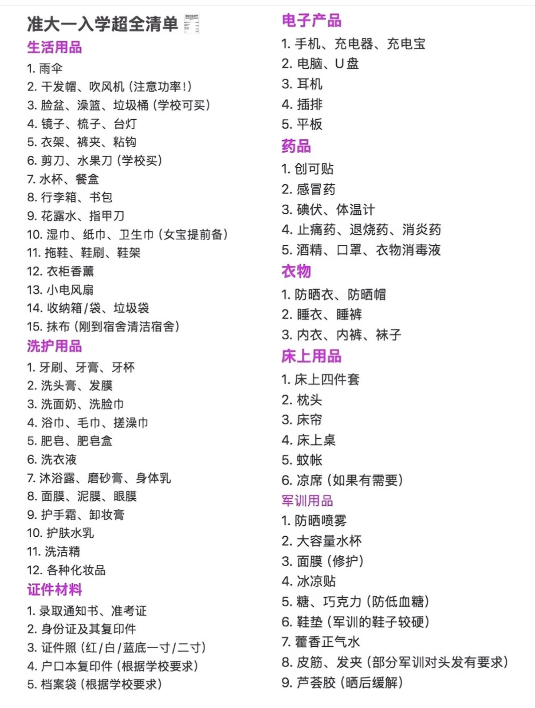 终于懂开学不用带太多行李的快乐了真实｜开学不是搬家谁懂啊，好多新生开学把整个家都