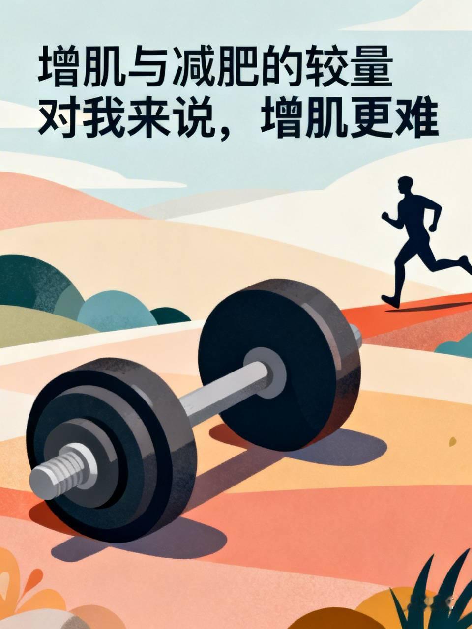 增肌和减肥哪个更难别人不知道，但是对于我来说，我觉得增肌更难，因为这个需要运动，