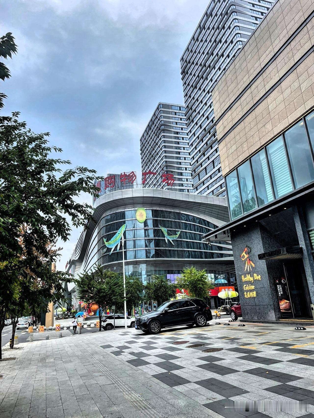 去年八月，我在东北长春旅游的时候，住在“远大购物广场”附近。

离宾馆不远处，有