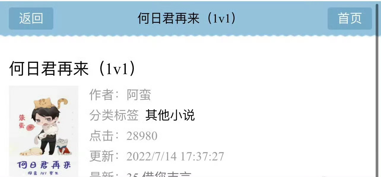 小说推荐：《何日君再来》 作者:阿蛮/艾玛简评：柔弱女警花vs刑警大队队长，青梅