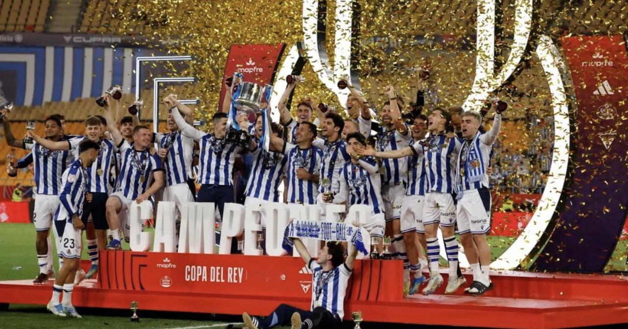 皇家社会夺国王杯冠军｜皇家社会点杀马竞夺冠！小蜘蛛、瑟尔洛特失点逸达看球