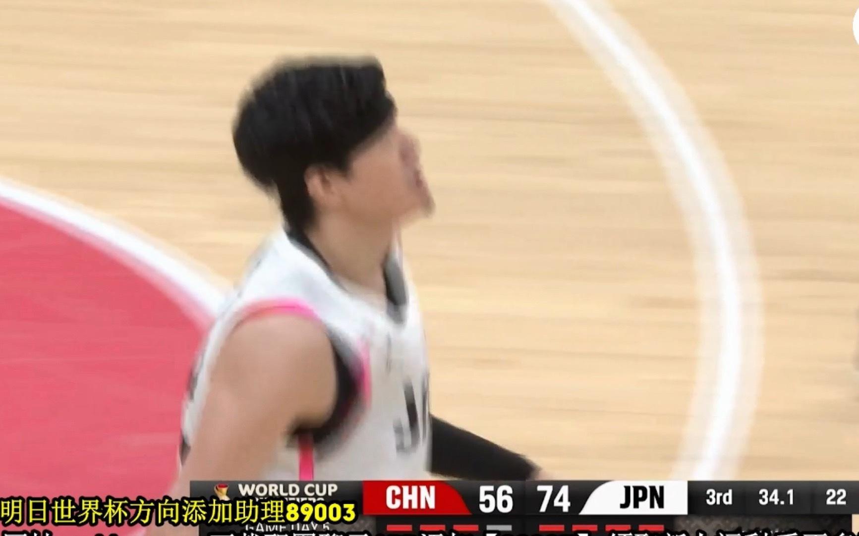 辣眼睛。。还好我没咋看。 中国男篮vs日本男篮