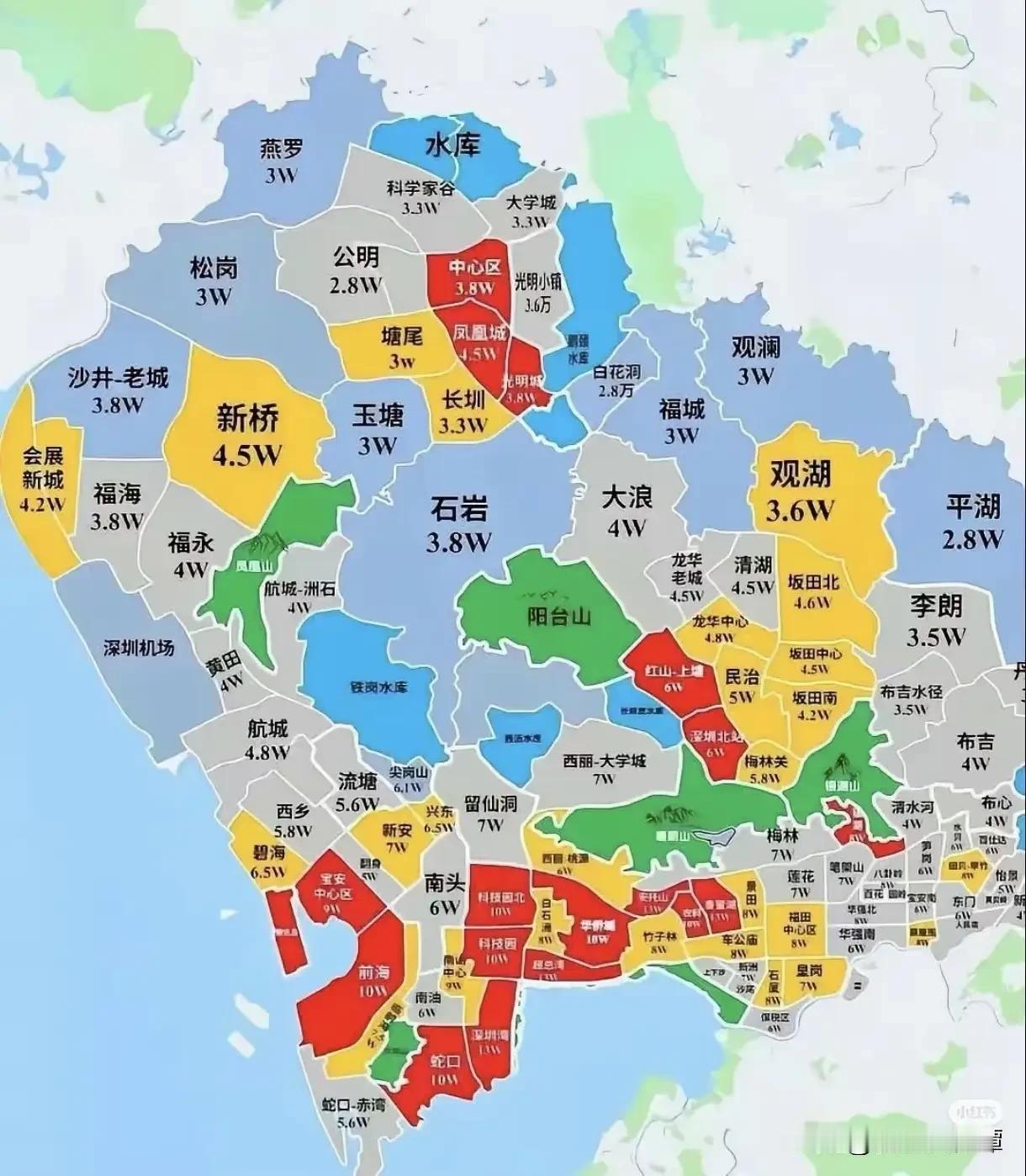 深圳这房价真的不是一般人买得起的！
连偏远的燕罗都要3W，这在长沙市中都可以买很