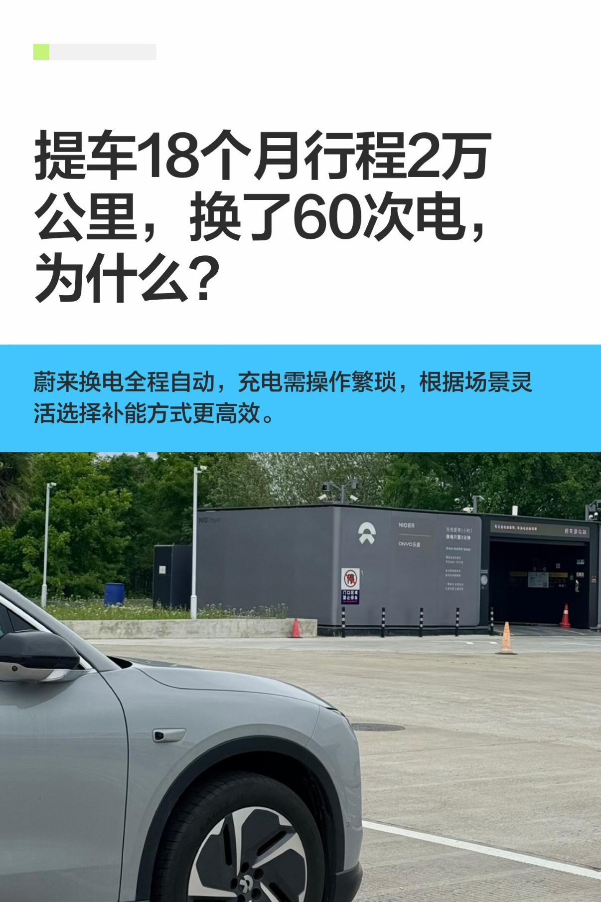 提车18个月行程2万公里，换了60次电，为什么？
两万公里换了60次电。
假设平