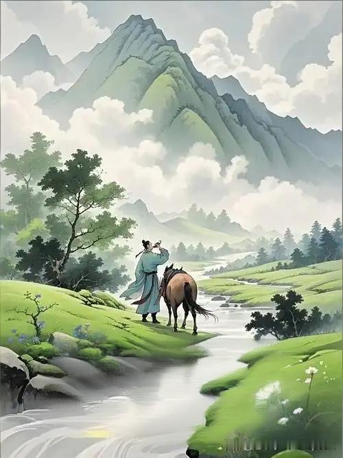《送狄宗亨》
——唐.王昌龄
秋在水清山暮蝉，
洛阳树色鸣皋烟。
送君归去愁不尽