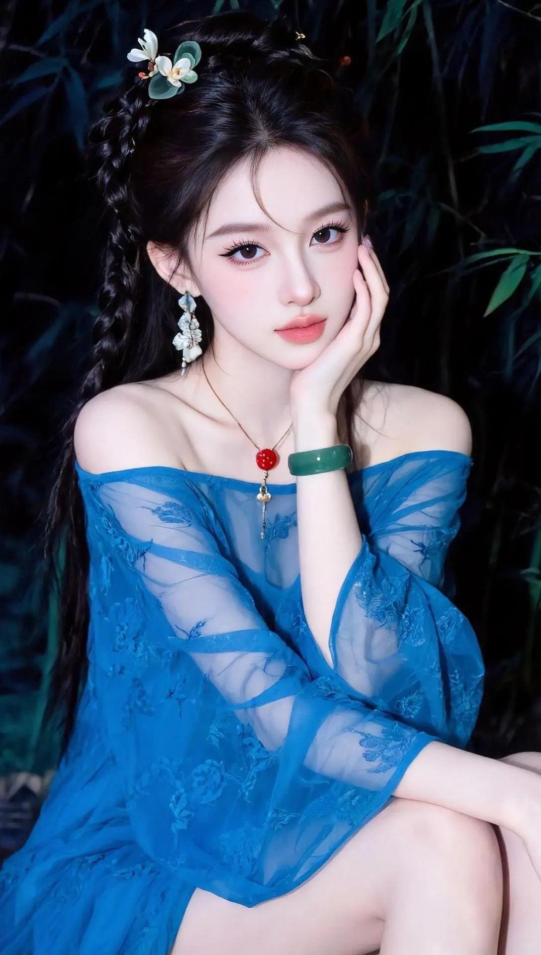 AI蓝纱国风写真 ai创作 玩法合伙人计划 我在拍特效 AI写真