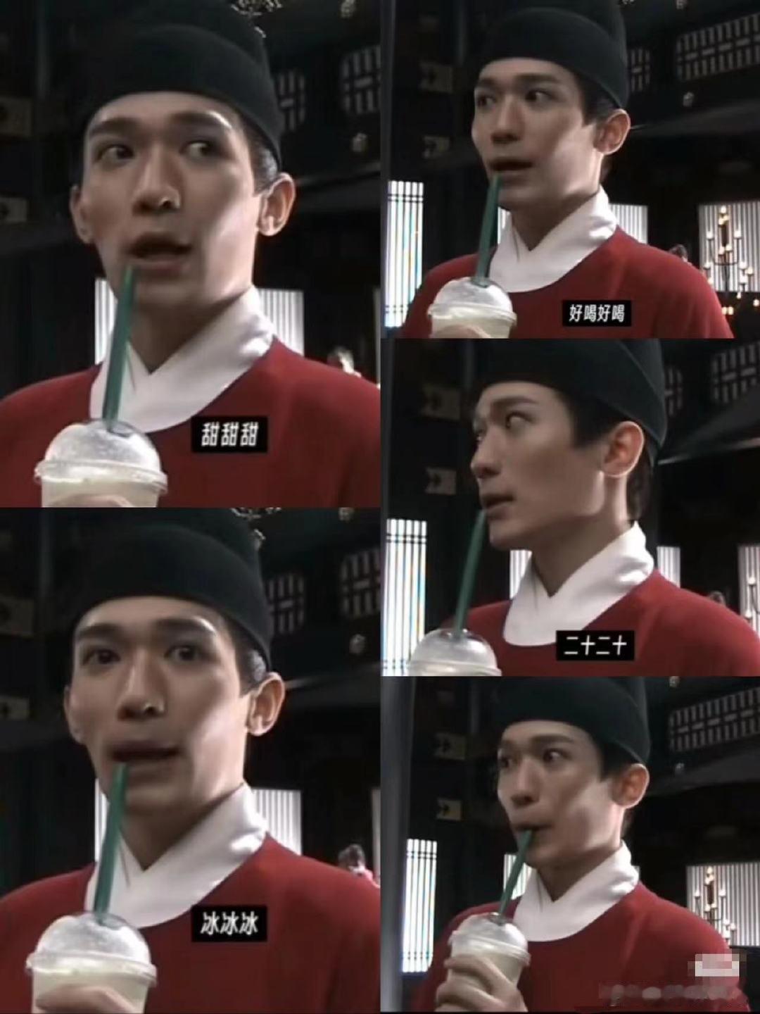 #前夫哥用自己的幽默躲过了网暴#“哥，我也想喝甜甜甜” “饿十饿十，加起来就是四