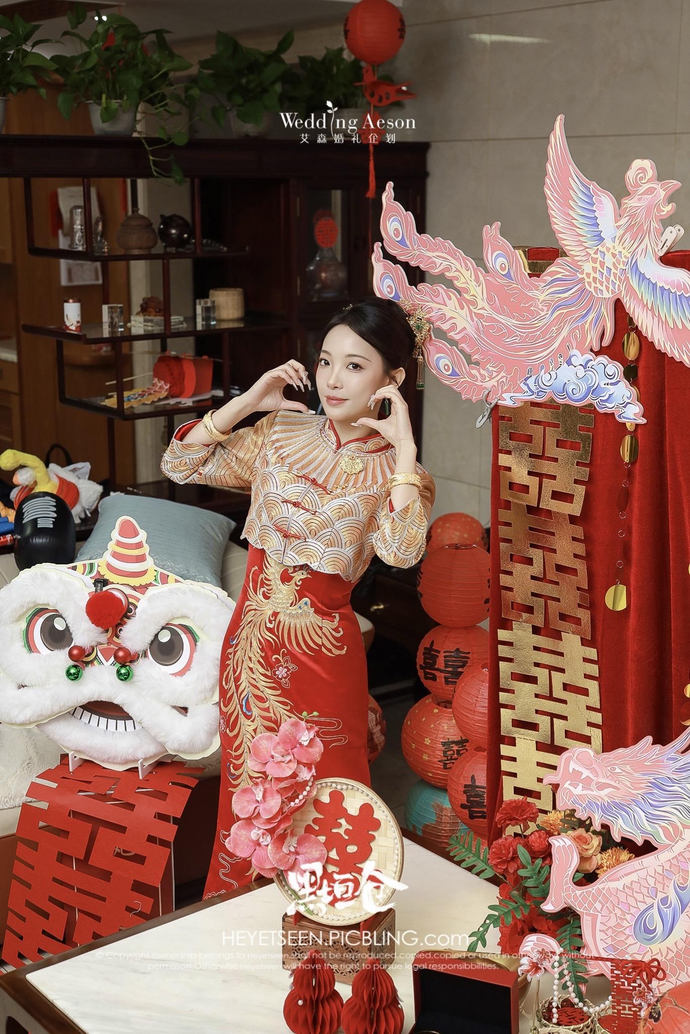 龙凤褂就这么拍！