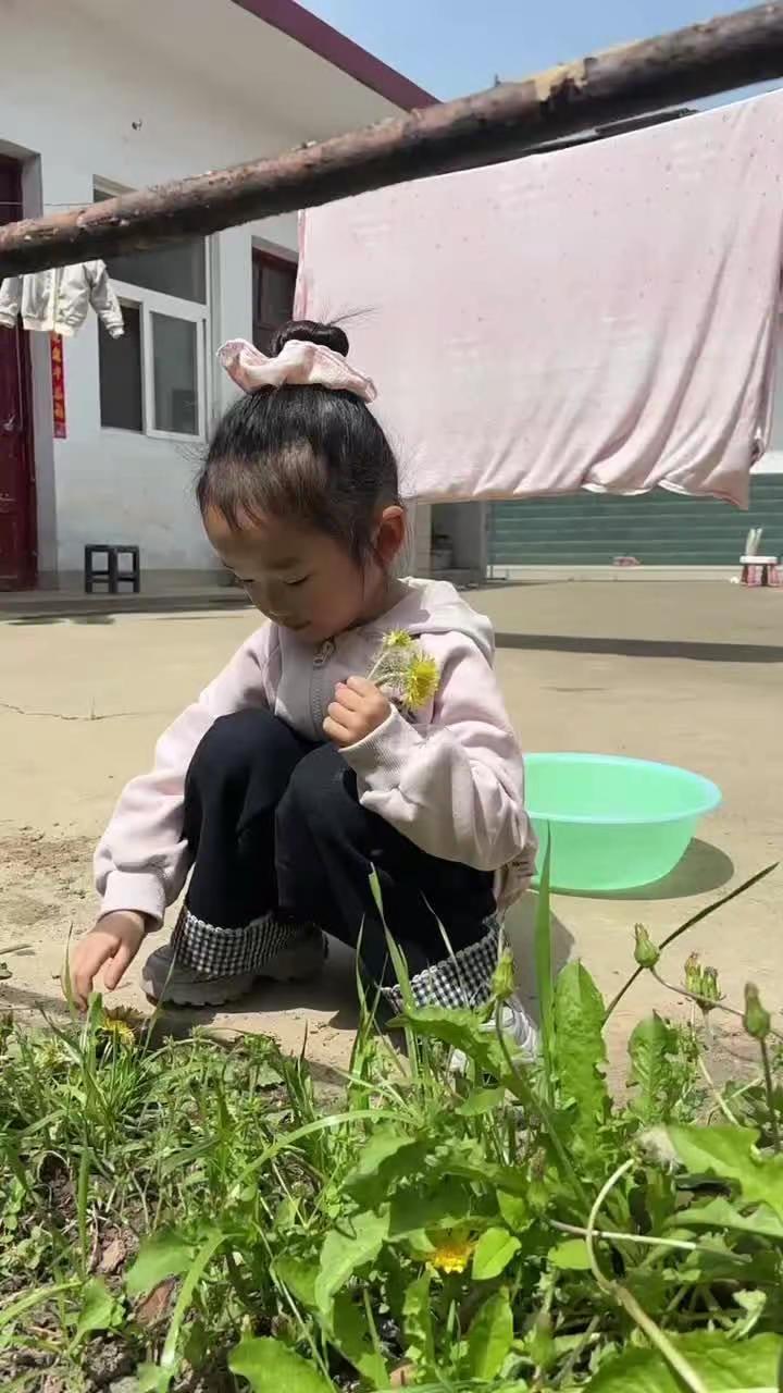 你不必是一朵花，不用开给谁看呀你只管自在发芽，肆意生长🌱慢慢长大我的女孩👧?