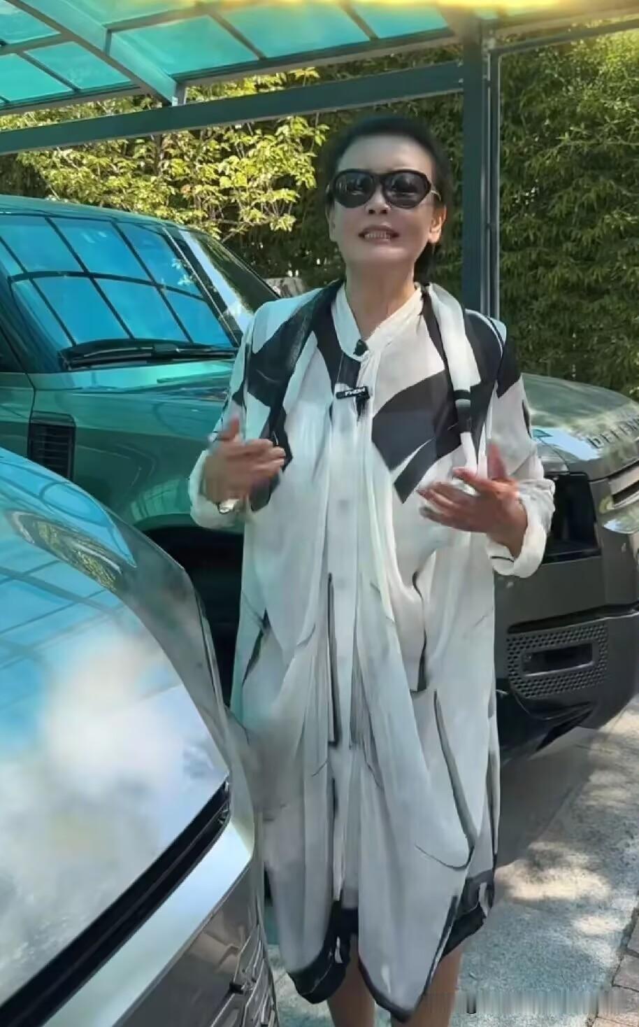 三个小孩管大人叫这个那个，叫得比直播间里刷礼物的都亲。
兰姐收儿子一台车，全网都