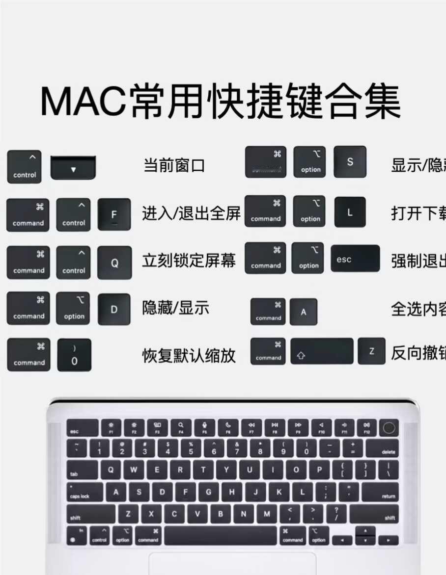 Mac常用快捷键合集，各位宝快来看
🌈按向上箭头⬆️+字母，秒变大写键
办公神