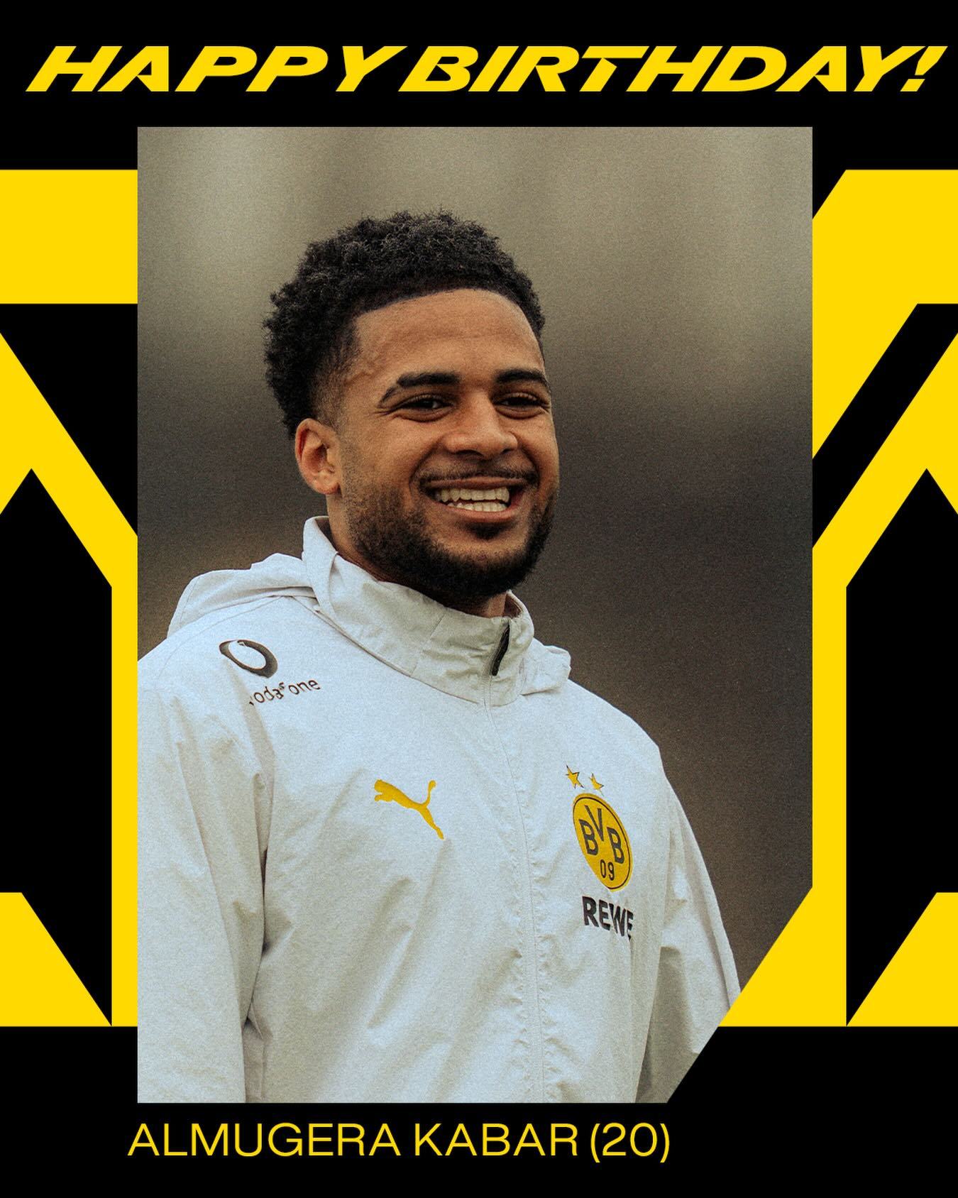 🎂今天是卡巴尔的20岁生日💛🖤让我们祝他生日快乐，茁壮成长！hejabvb