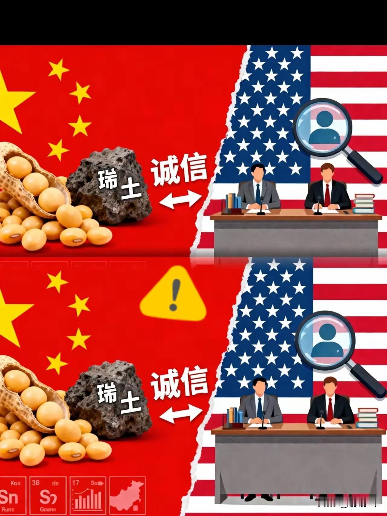 东方大国答应未来三年每年从美国买2500万吨大豆，这事本来已经谈妥了。谁知美国贸