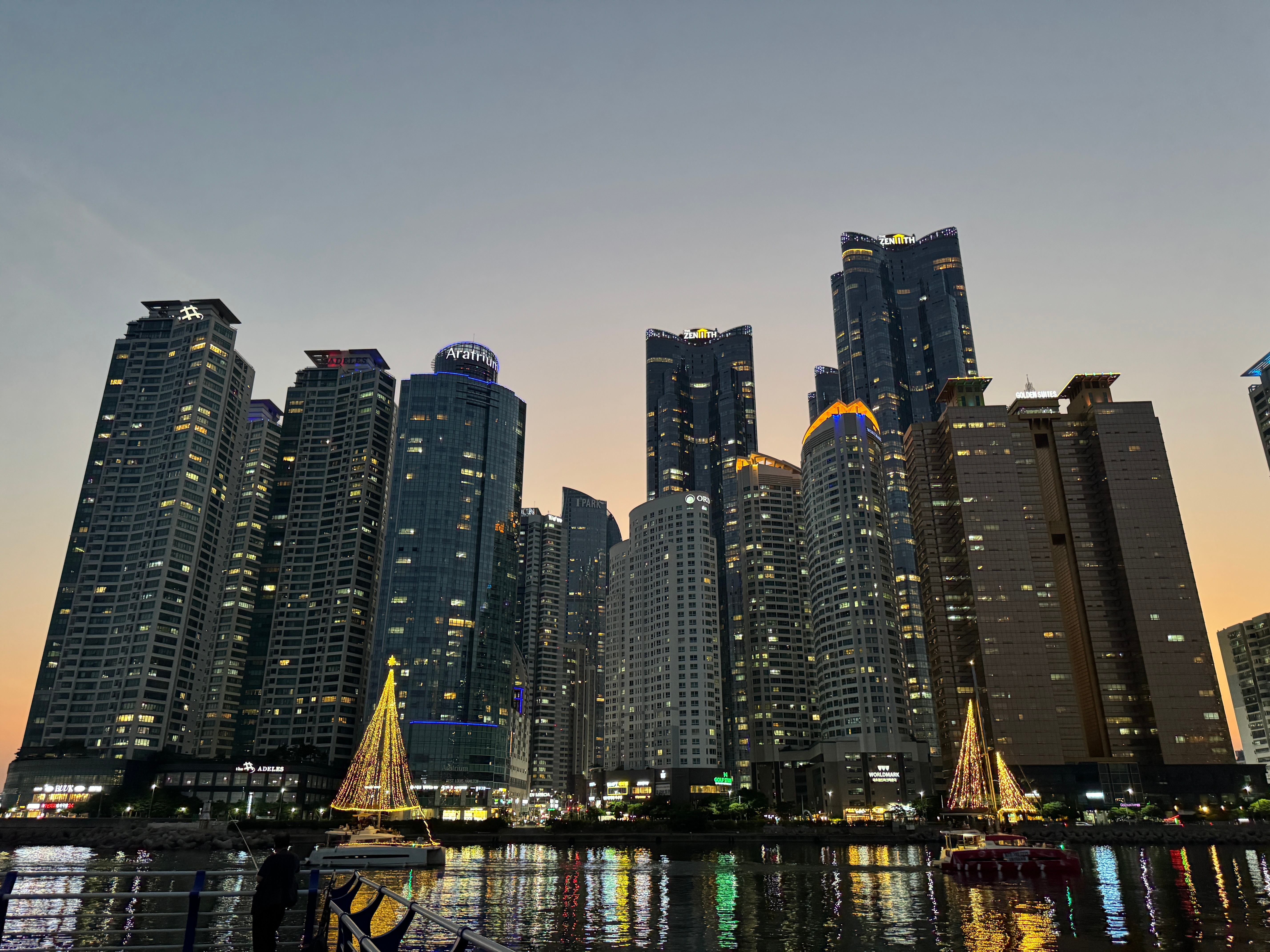 从东白岛走到海云台吃冷面🍜 韩国·海云台