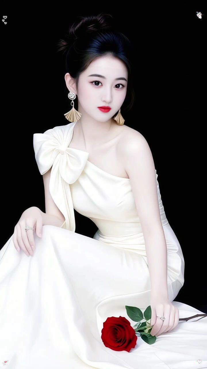 美出高级感 玫瑰礼服造型 优雅气质写真 御姐 优雅永不过时