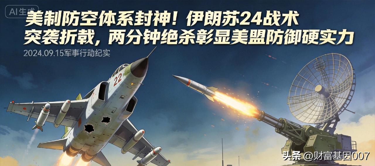 《美制防空体系封神！伊朗苏24自杀式突袭折戟，两分钟绝杀彰显美盟防御硬实力》
 