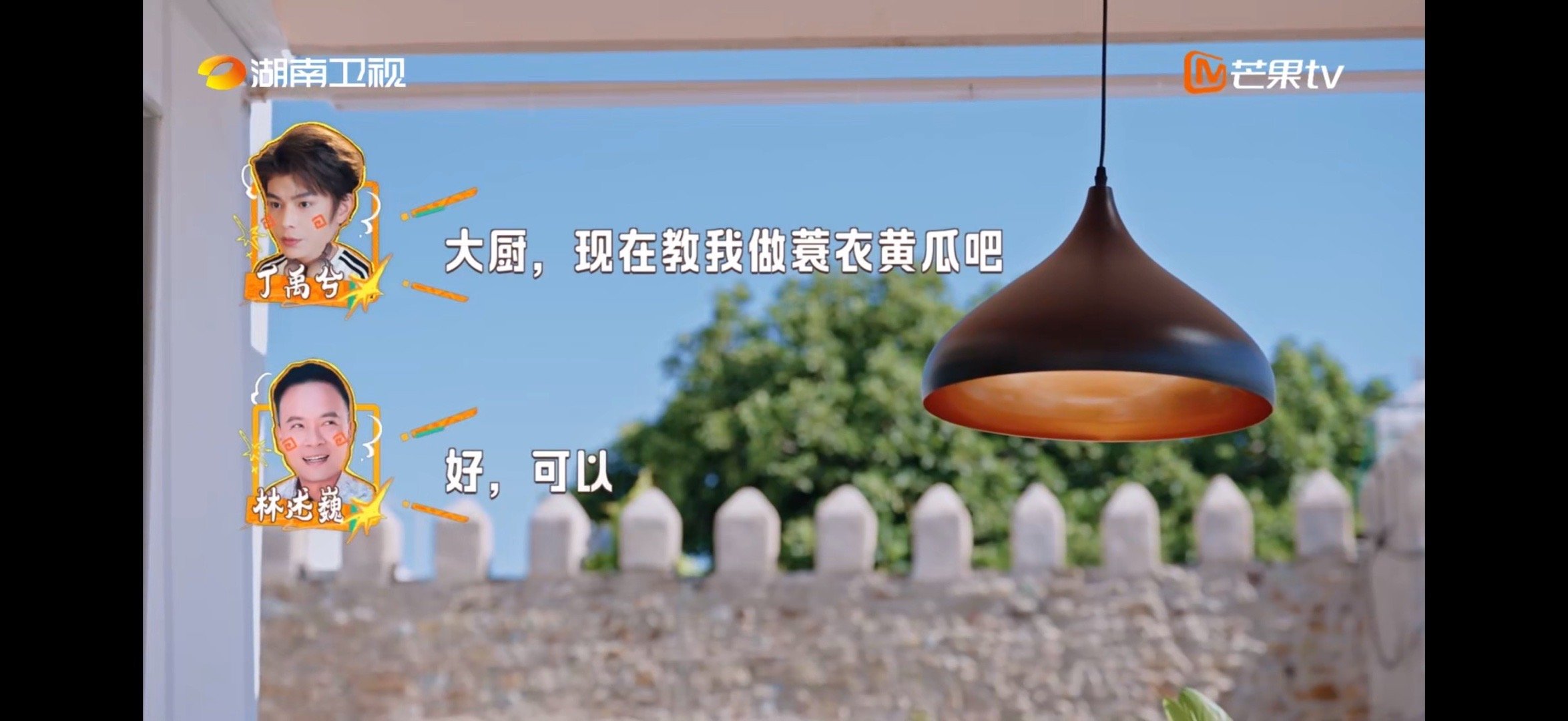 丁禹兮做什么都会成功的经过了无数次反复练习，终于切出了标准版的蓑衣黄瓜。小丁这种