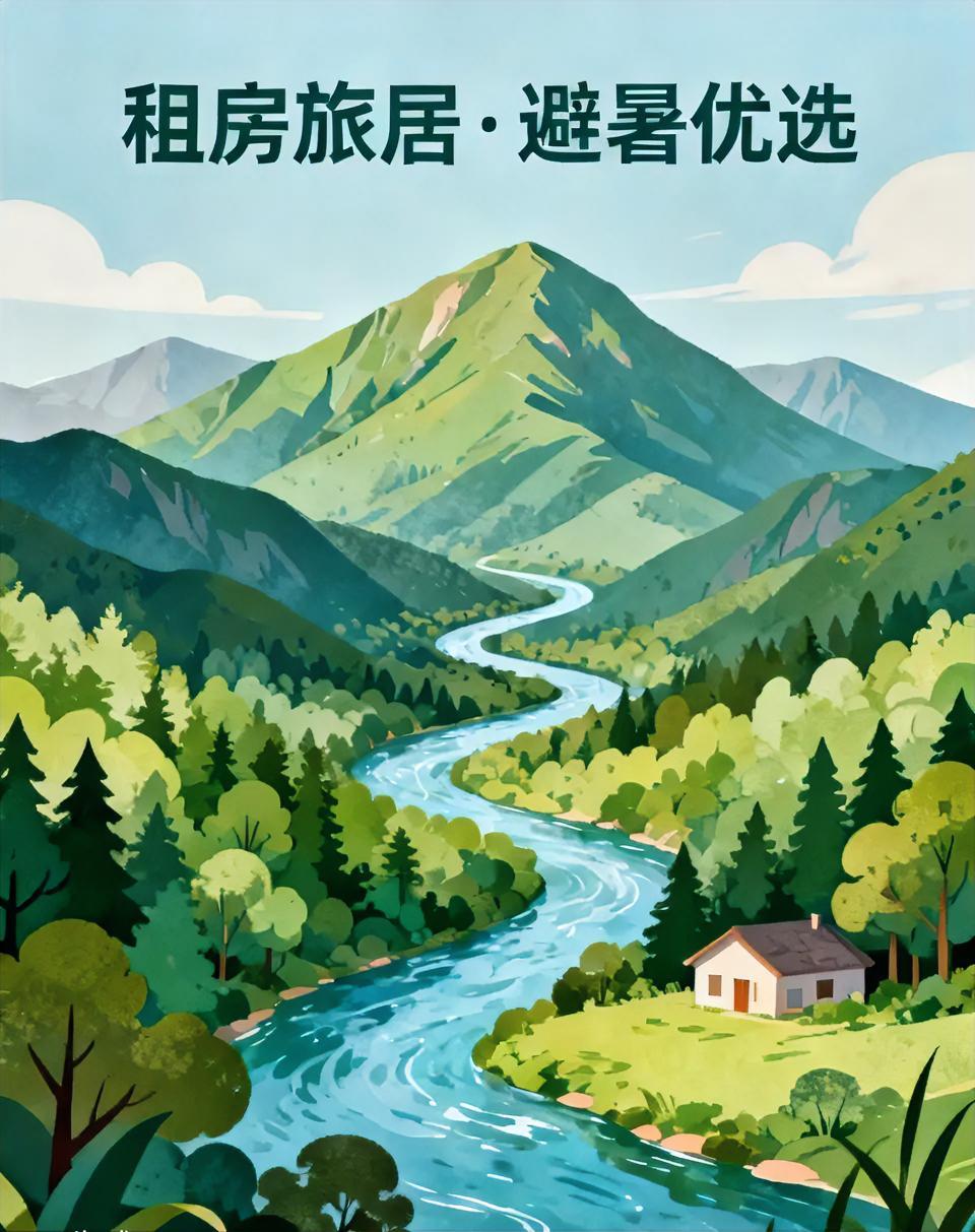 我选择租房旅居或避暑。若带娃避暑，遵循就近原则；若旅居，则四季切换不同地方。
去
