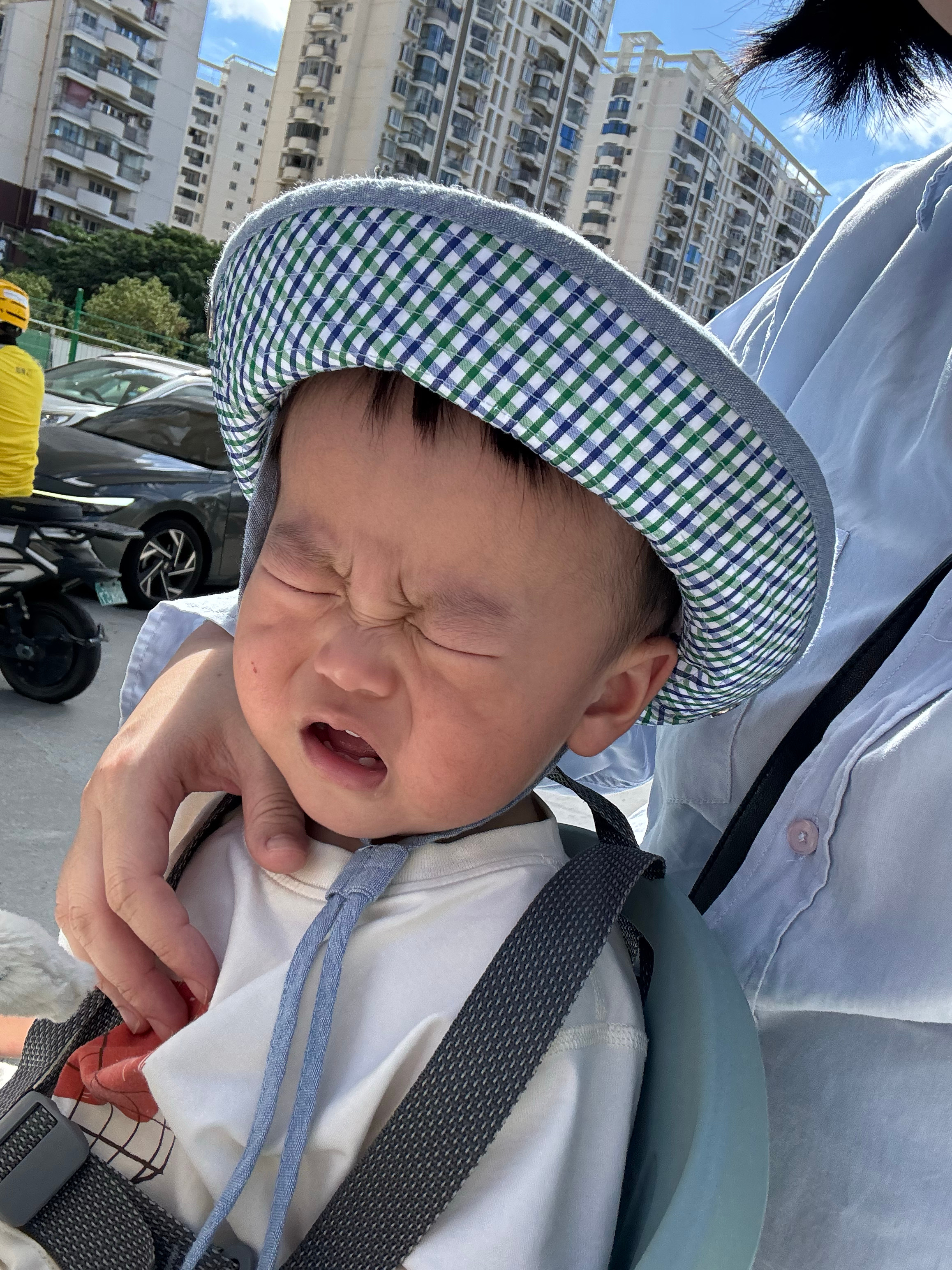 🛴出发快乐小宝一小时骑行距离家100米已睡着 ​​​