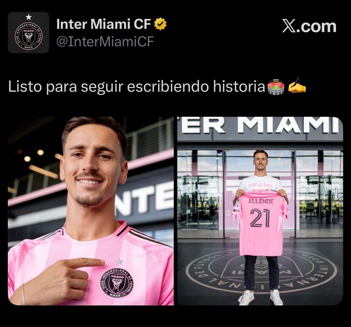 迈阿密官方｜准备好继续创造历史🏟️✍加油！迈阿密国际