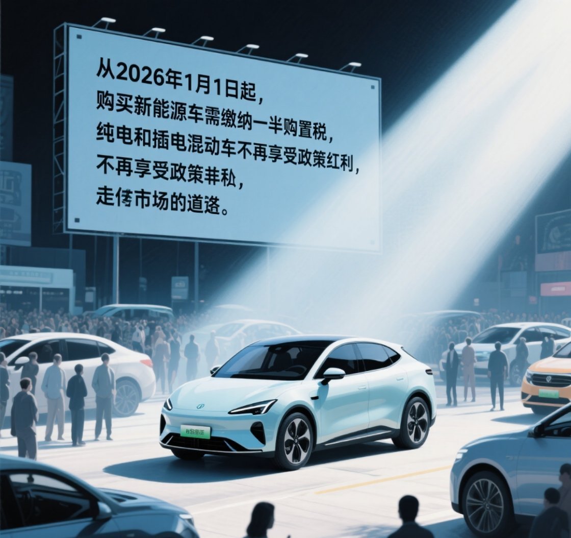 车市剧变！购置税减半退场，安全新规来袭工信部接连抛出两大重磅政策炸弹：首先，自2