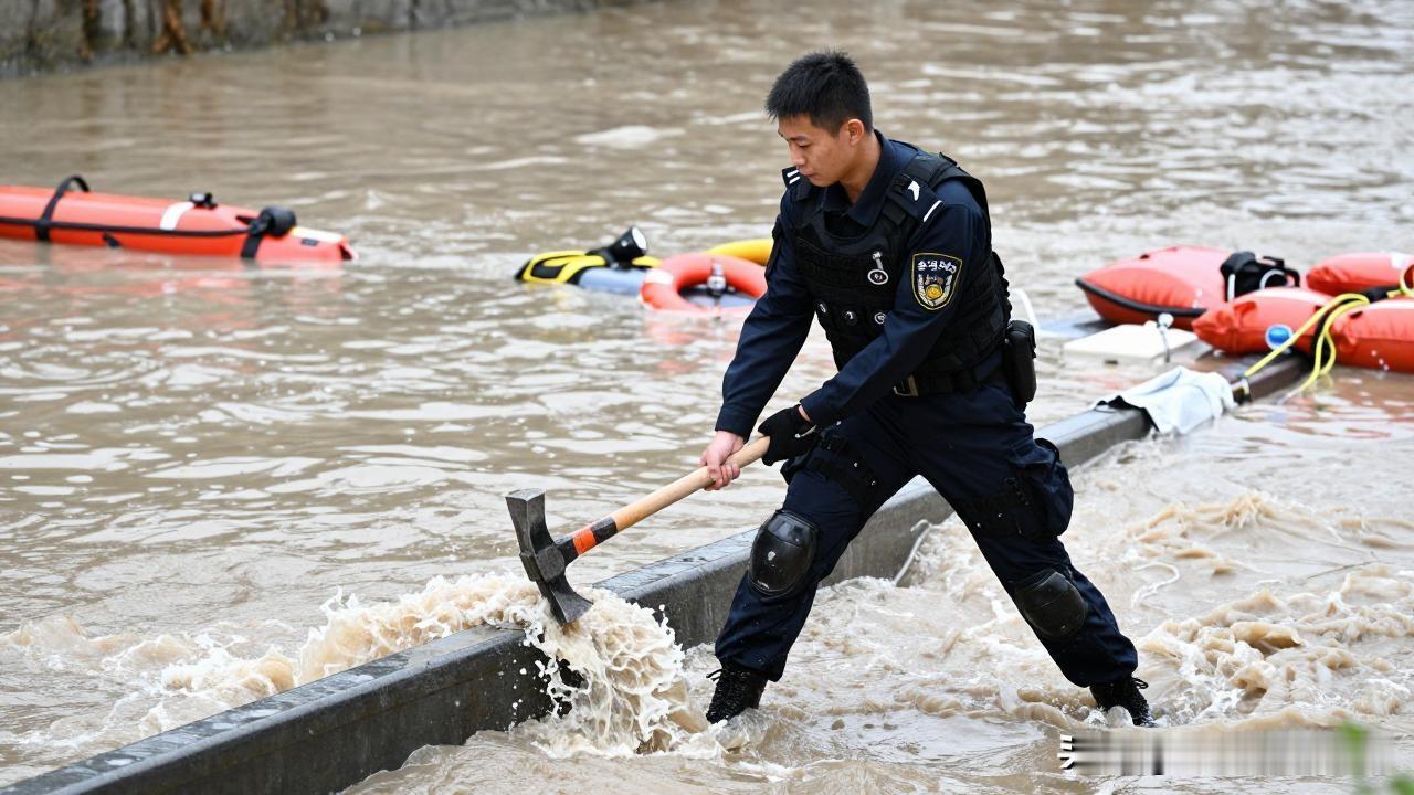 9月2日，温州平阳南雁镇遭遇强暴雨，河道水位快速暴涨，沿岸群众安全受到直接威胁。