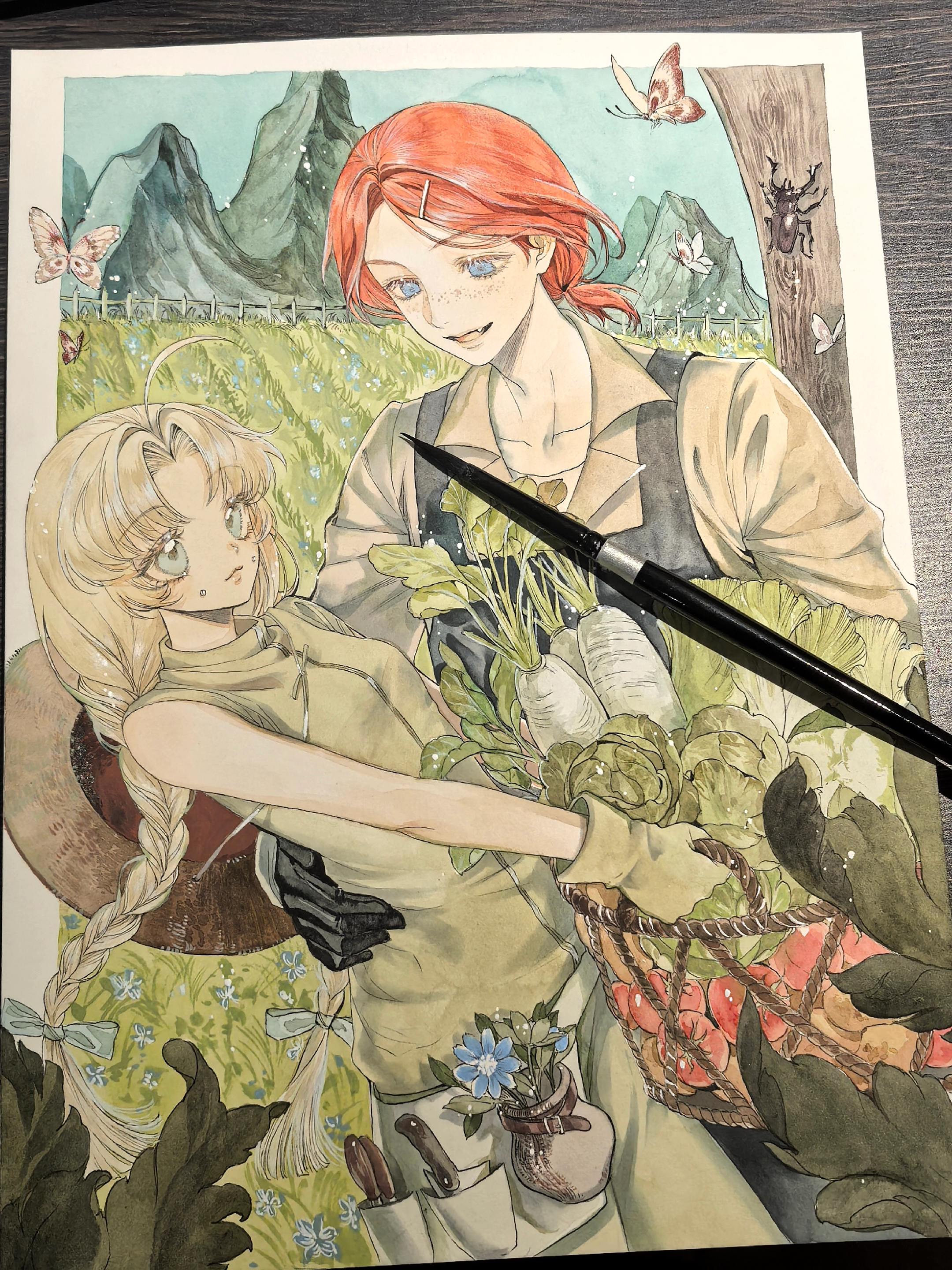 画画 绘画 手绘 稿件展示