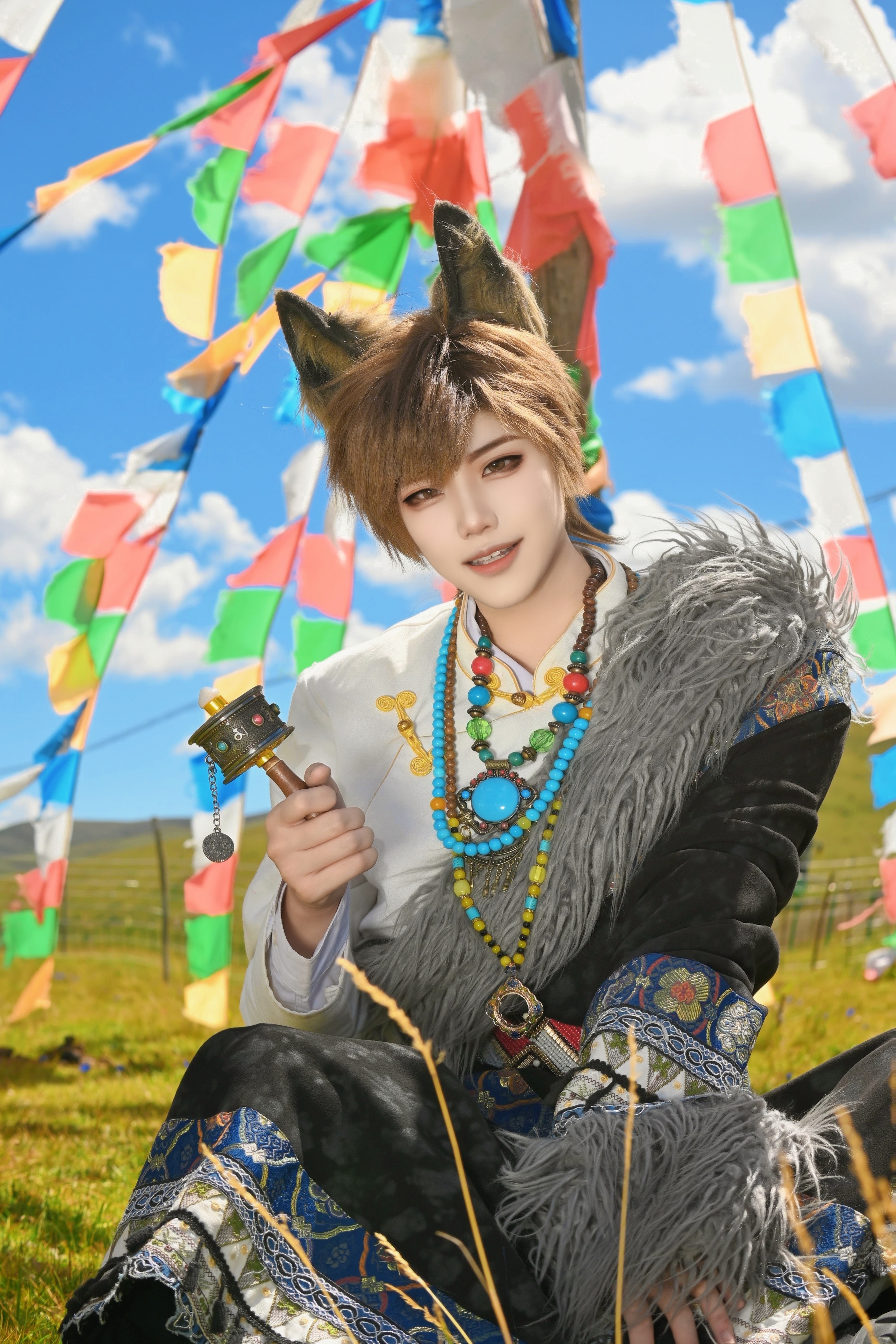 恋与制作人白起 COS｜白起终于听风儿说 知道你在哪里cos恋与制作人恋与制作人