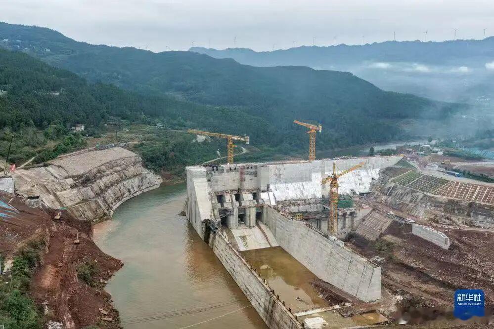 国家重大水利工程青峪口水库二期工程完工。 ​​​