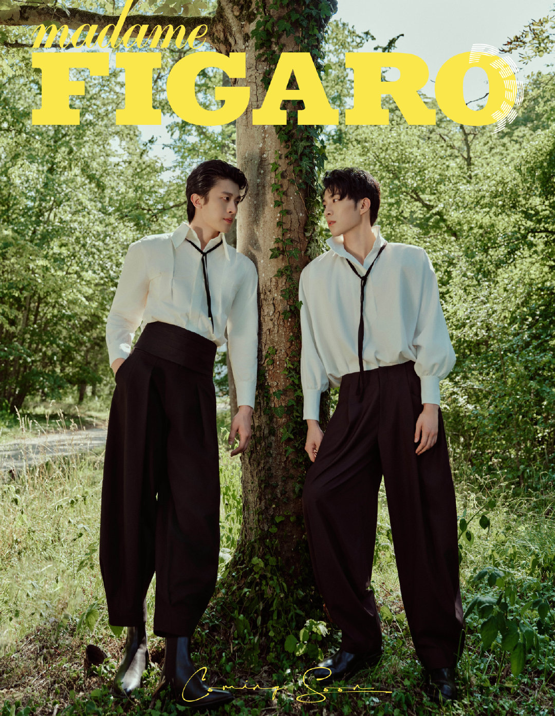 幸卓辉、章明伯拍摄费加罗PARK七月刊封面，来自巴黎的记忆碎片，静候揭晓🍃幸卓