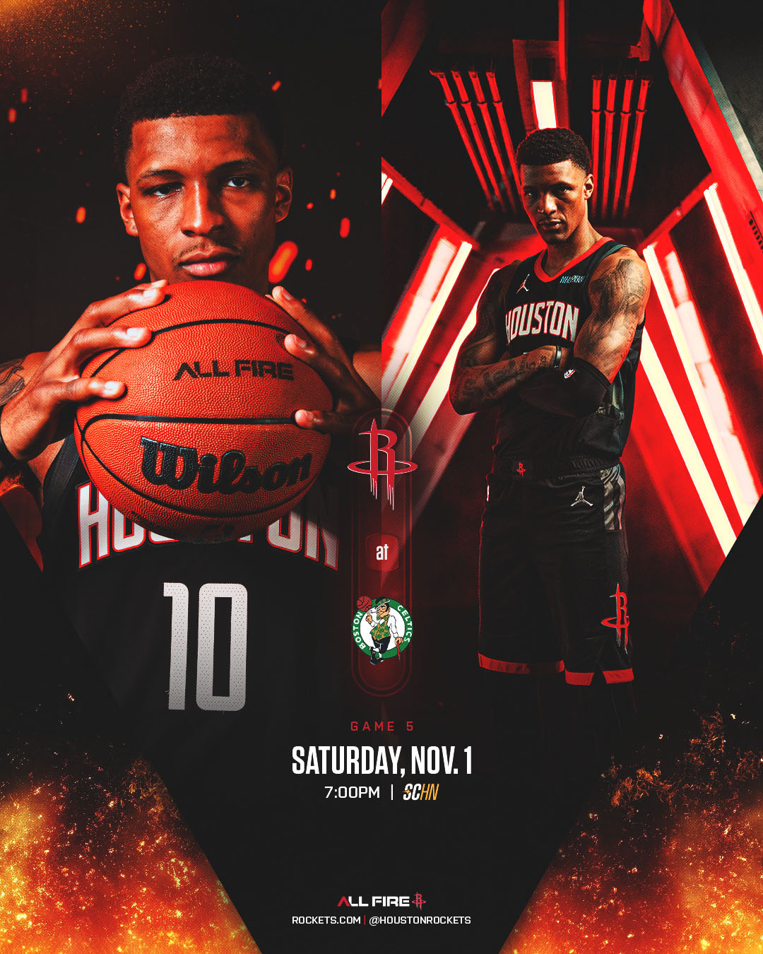 明天8点腾讯体育二路陪看，火箭客场对阵凯尔特人，希望能拿下解说生涯首胜[泪奔][