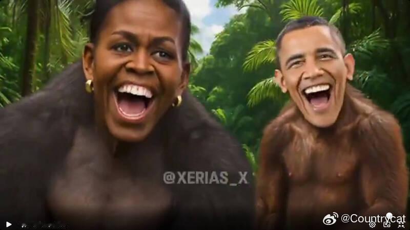 特朗普转发视频被指嘲讽奥巴马夫妇是“猴子”？白宫回击民主党：这是“假愤怒”海外新