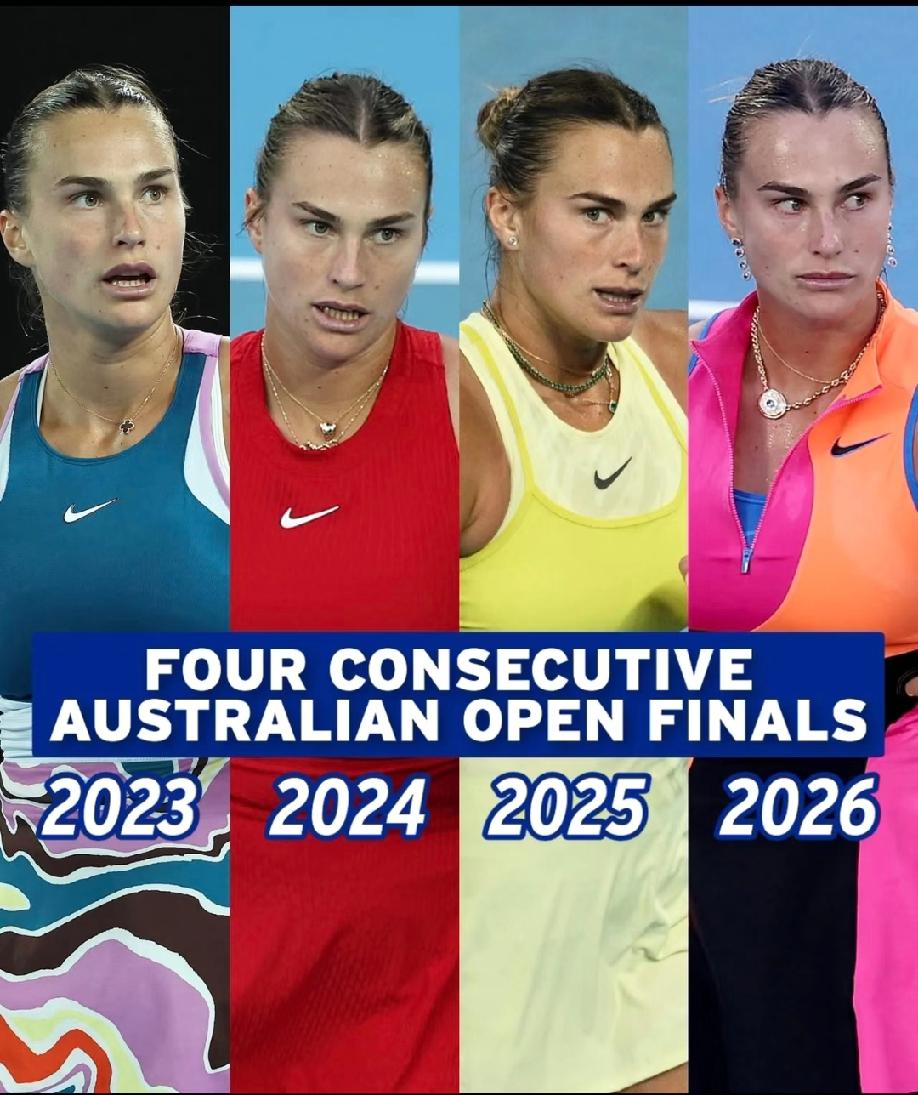 萨巴伦卡2:0斯维托丽娜，强势晋级到澳网女单的决赛中，静候莱巴金娜和佩古拉的胜者