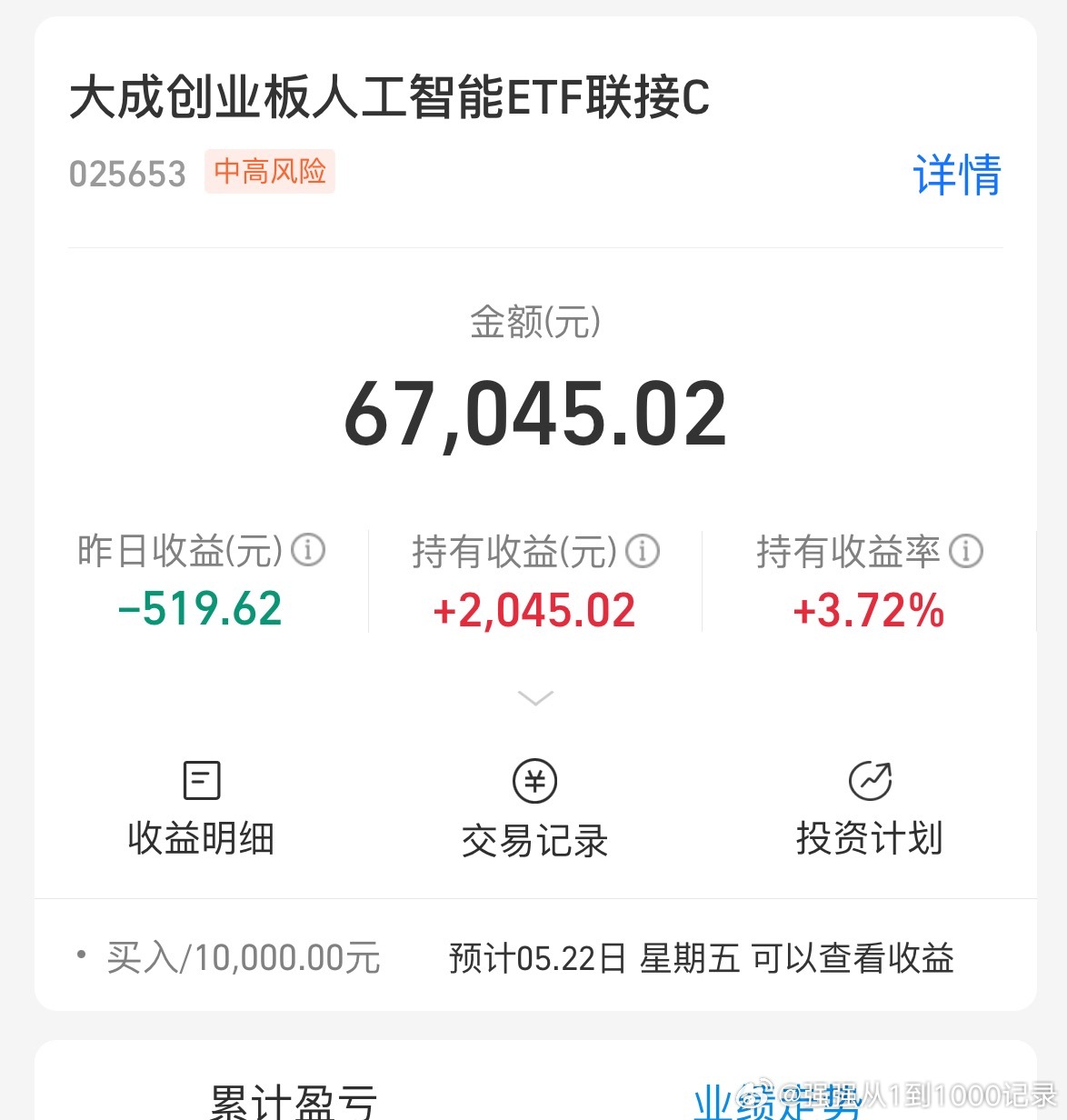 今天我继续补1万人工智能！我就不信CPO不涨！