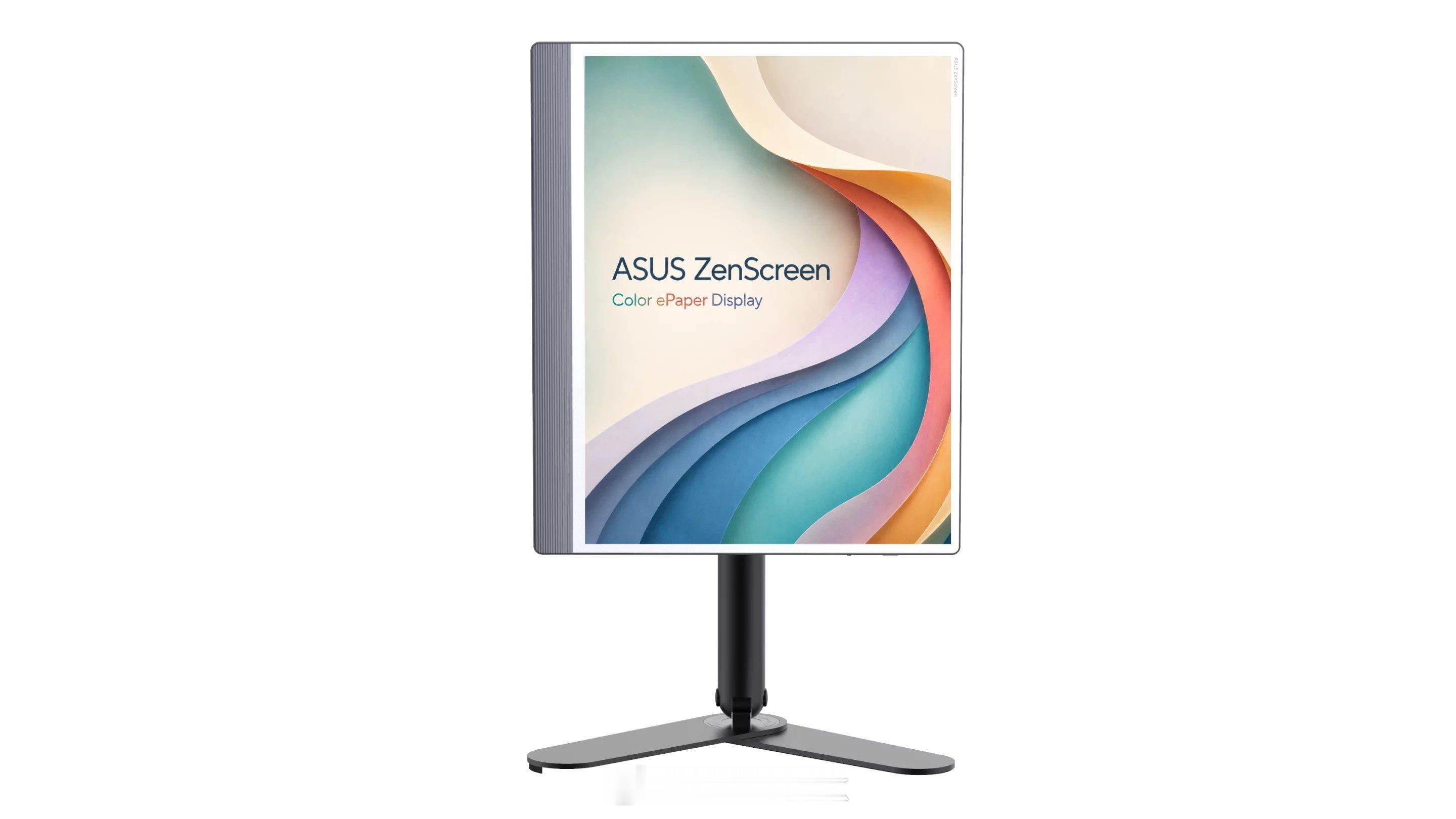 卧槽？彩色电子墨水屏显示器？护眼属性直接拉满华硕ZenScreen，13.3英寸
