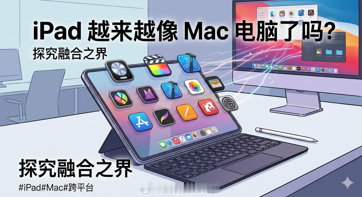 iPad越来越像Mac电脑了吗  M系列芯片、妙控键盘、台前调度功能……iPad