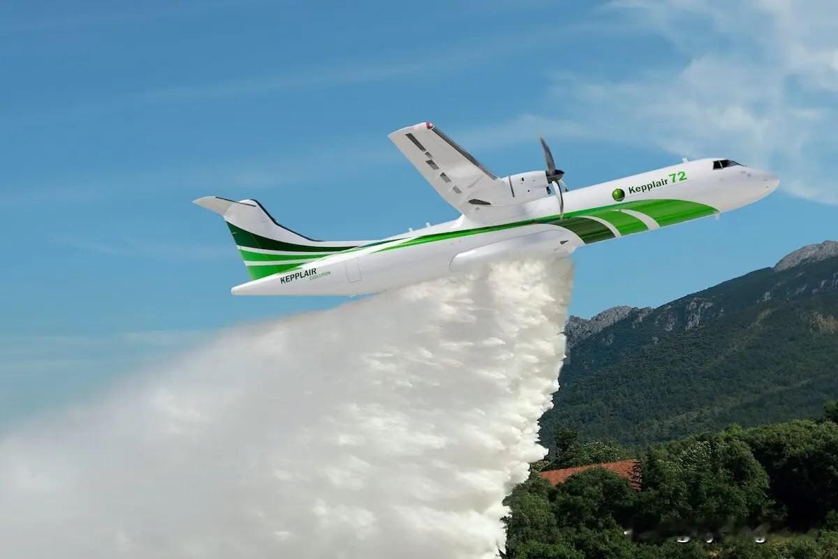 🇫🇷首架ATR 72飞机正在改装成消防飞机。

法国Kepplair Evo