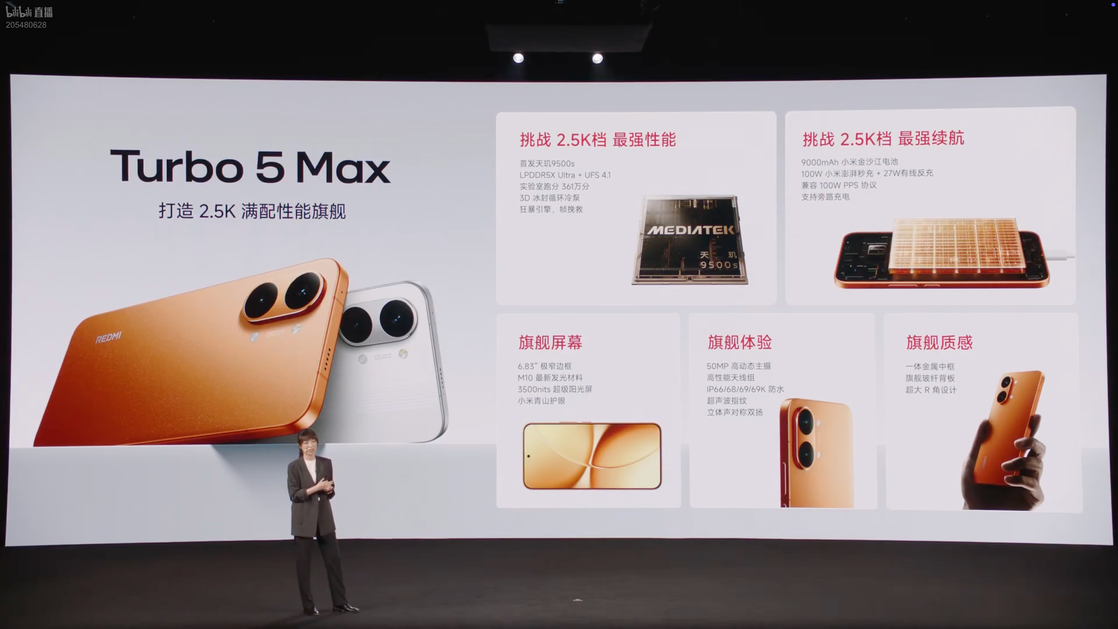 今天发布会最惊喜的还是 REDMI Turbo 5 Max 的价格公布环节：首销