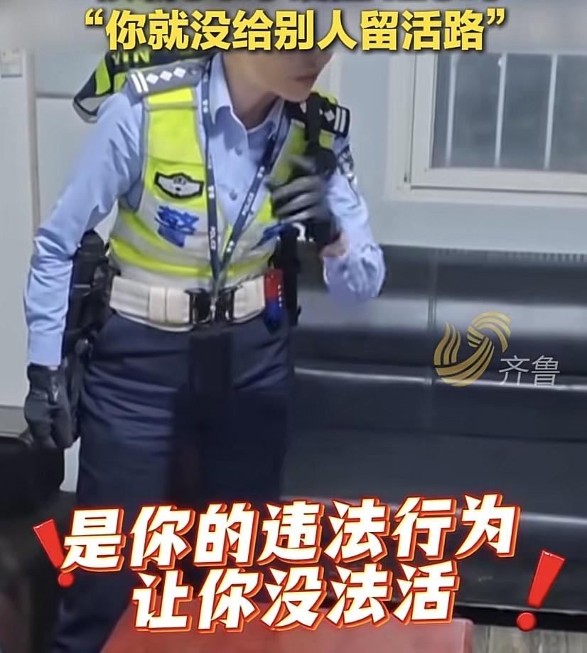 “干的漂亮！”山东济南，一男子开货车核载31吨，他却拉了123吨。不仅严重超载，