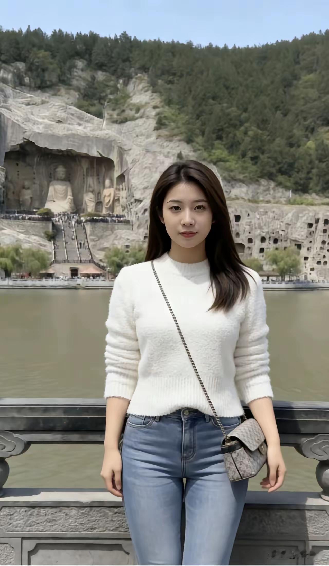 出去旅游就是为了拍照，因为自己漂亮