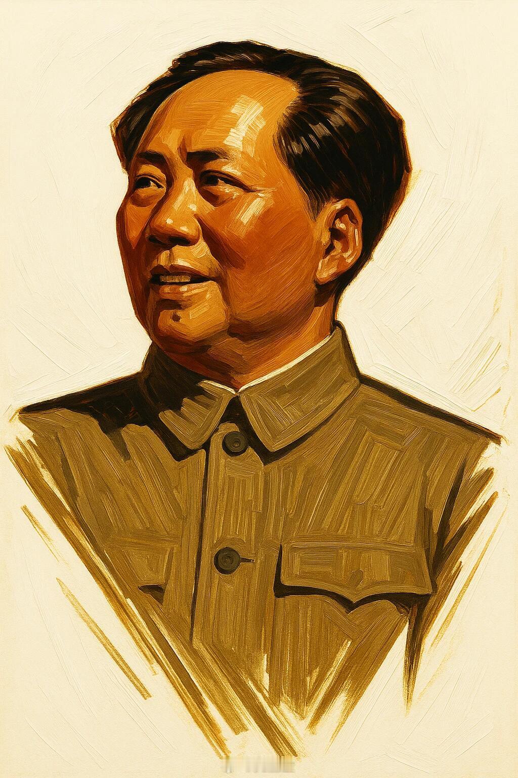 只有毛泽东！因为没有谁比他更无私！没有谁比他更有口才！没有谁比他更有亲和力！没有