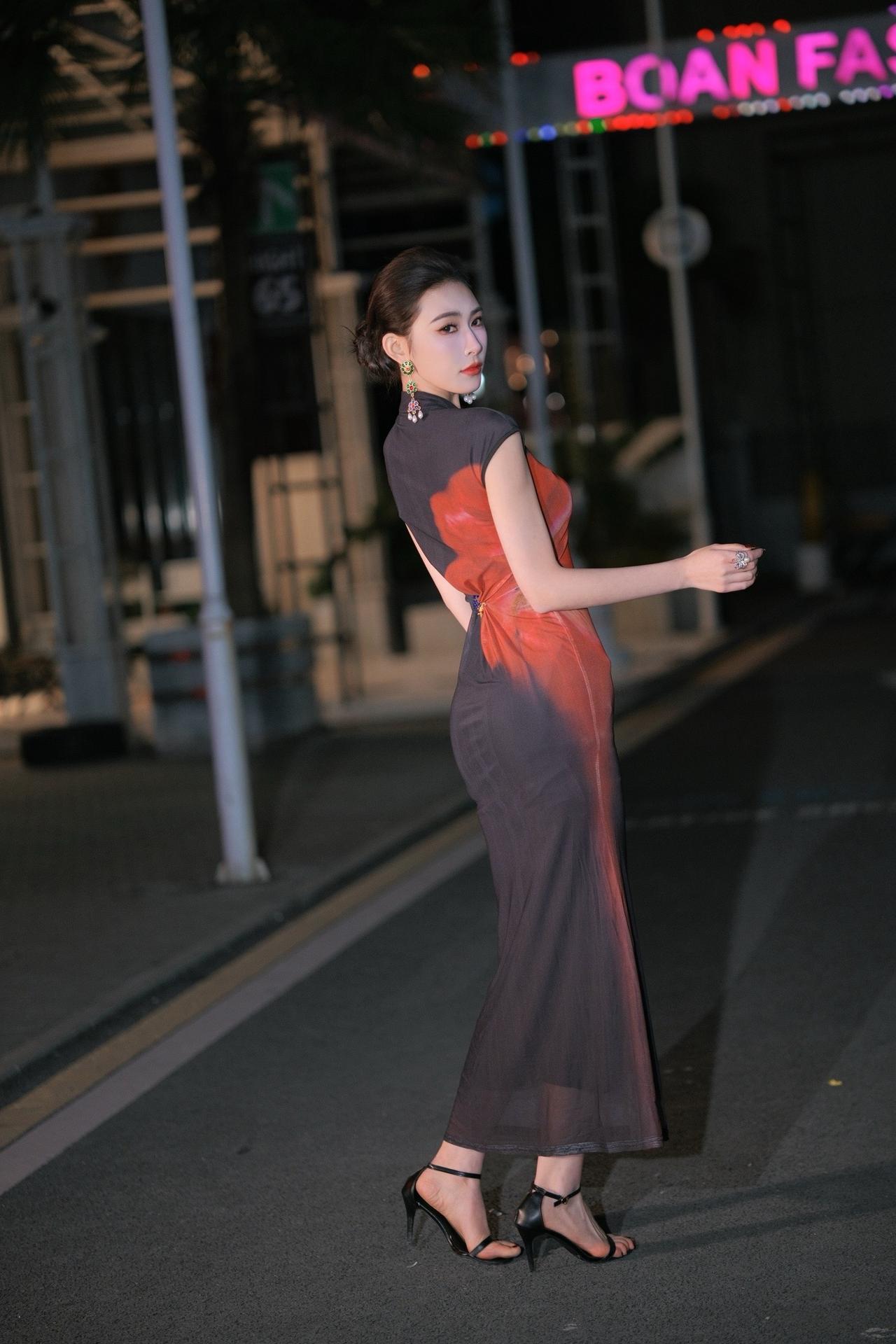 深圳街拍 深圳约拍 车模雨桐