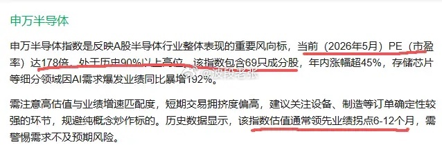 半导体 风险提示 ，半导体进入反复震荡周期简短分析申万半导体指数（69 只成分股
