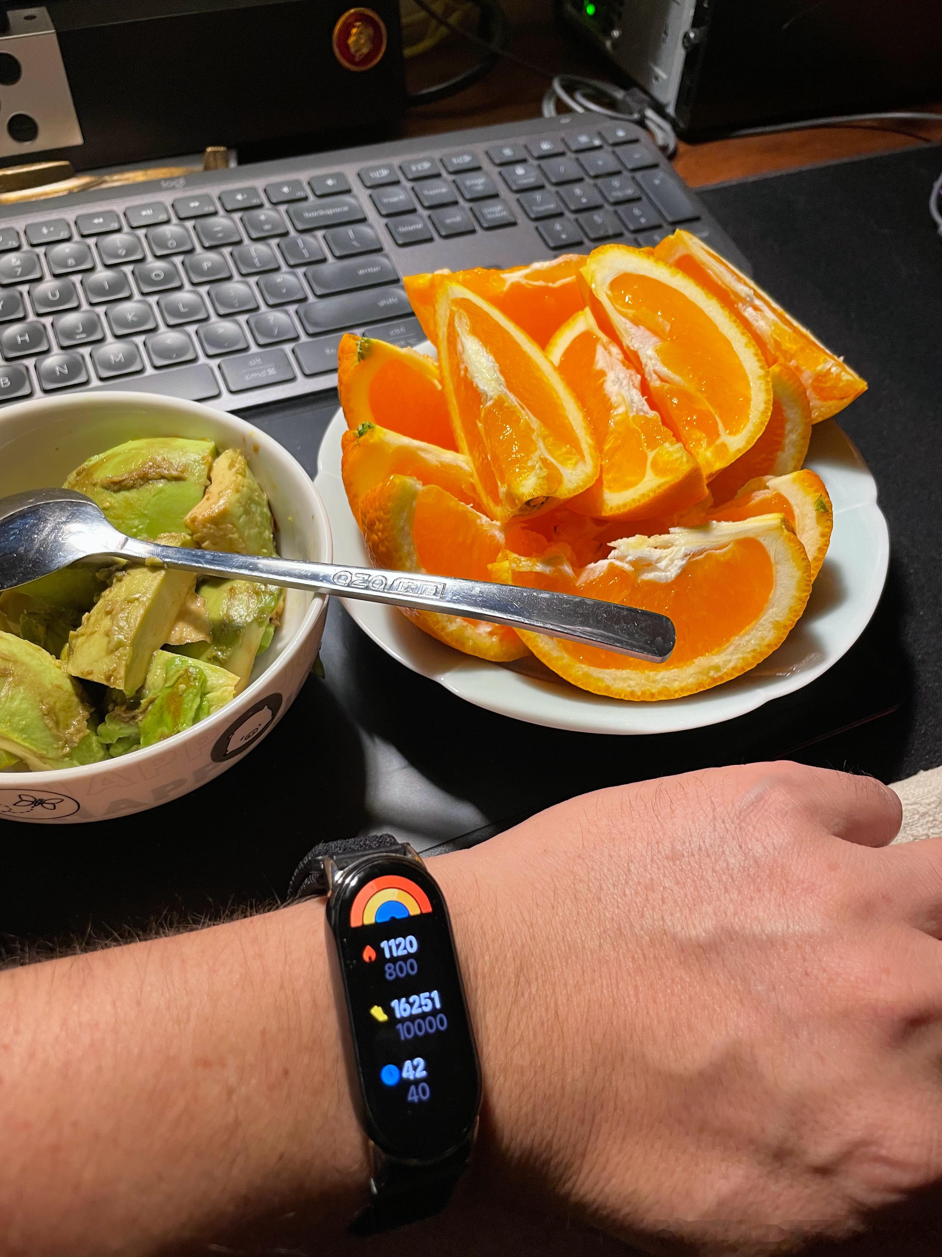 每天运动后的水果都是家的