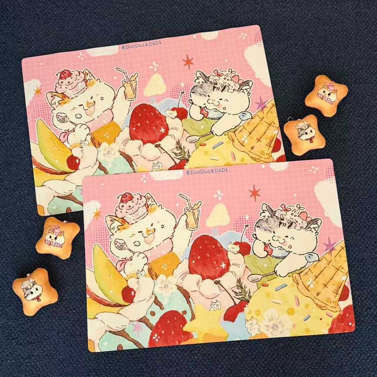 这次周边做的不是很多（有部分老粉已经寄出了），这条评论区再抽15份（今晚开）中了